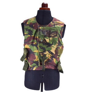 British Army Camo Woodland DPM Cover Body Armour Vest 170/112 XL Reg No Filler